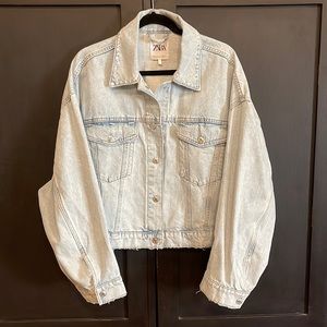 Zara oversize denim jacket